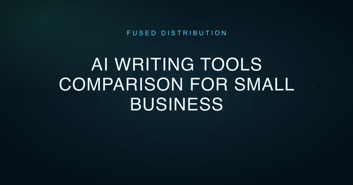 AI writing tools comparison for small business