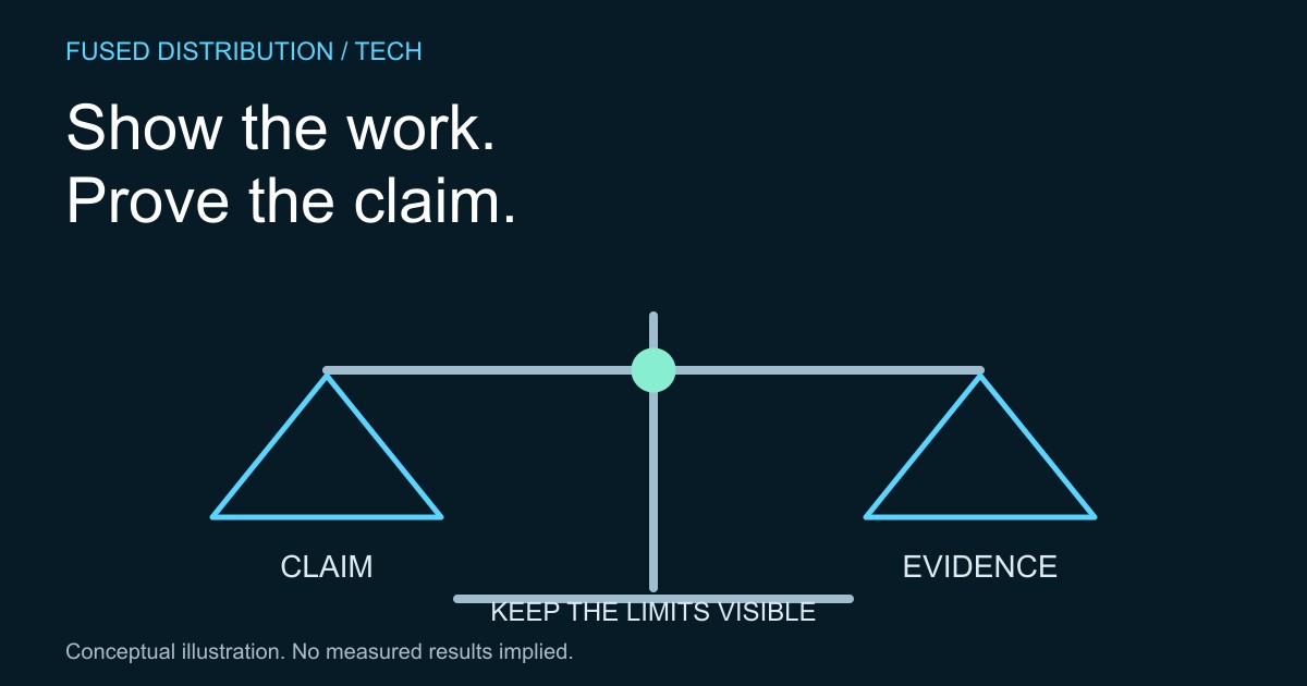 Case study balances claims against evidence
