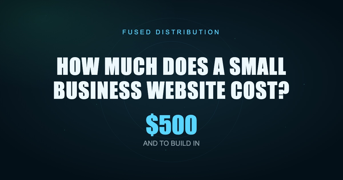 Small business website cost breakdown explained clearly.
