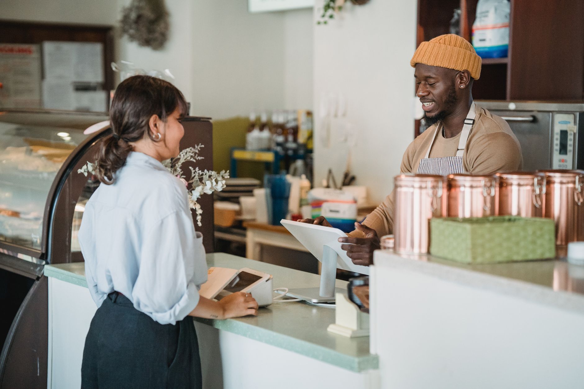 how to get repeat customers for your small business, photo by Mizuno K