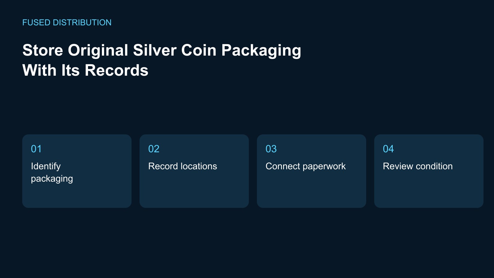 Silver collection record and review checklist