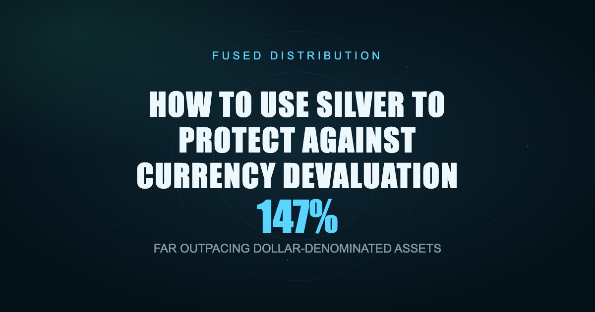 Silver protects against currency devaluation effectively.