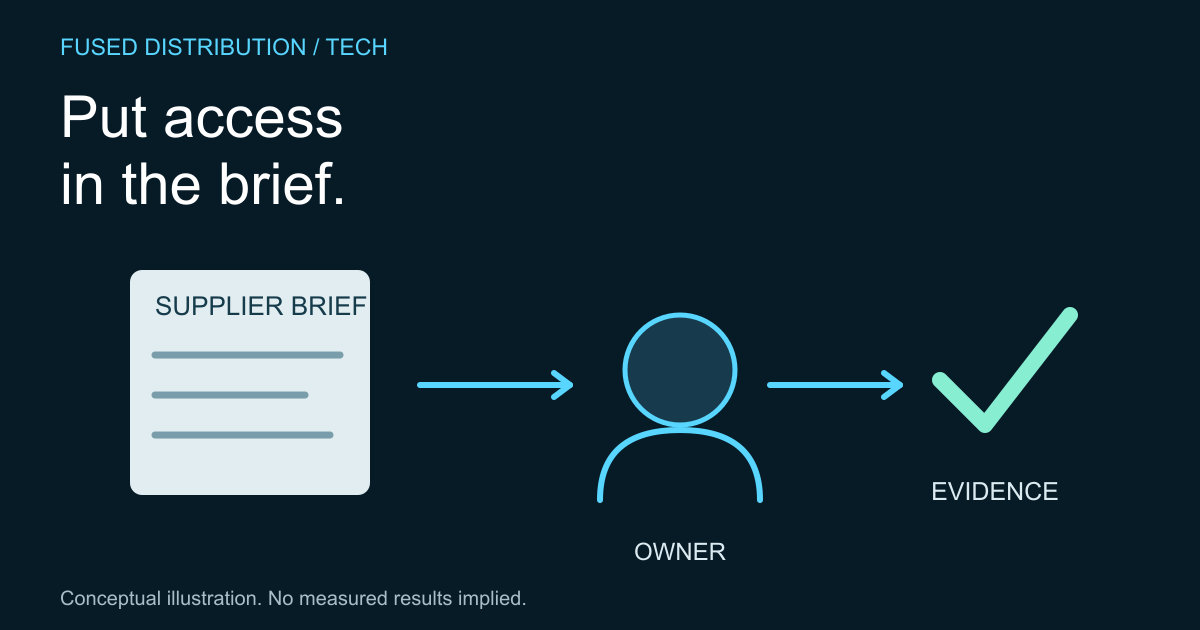 Website supplier brief connects accessibility responsibilities