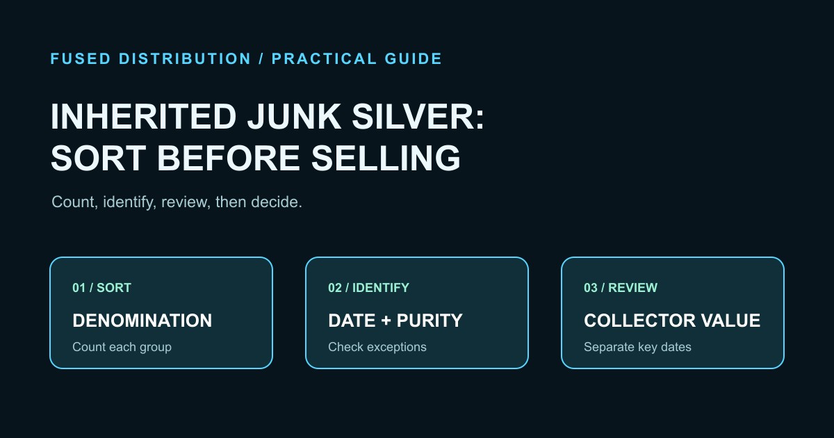 Inherited Junk Silver Coin Sorting Guide
