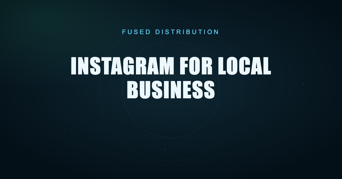 Local business success on Instagram.