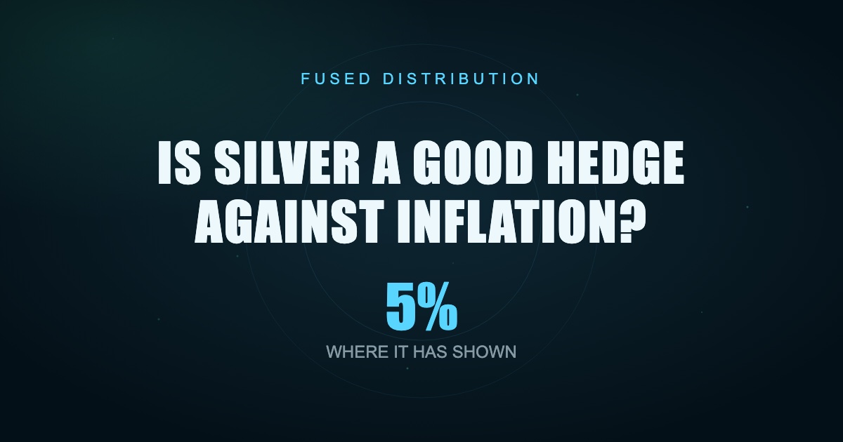 Silver investment hedge against rising inflation.