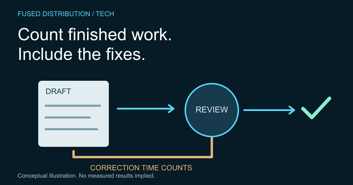 Review loop returns draft for correction