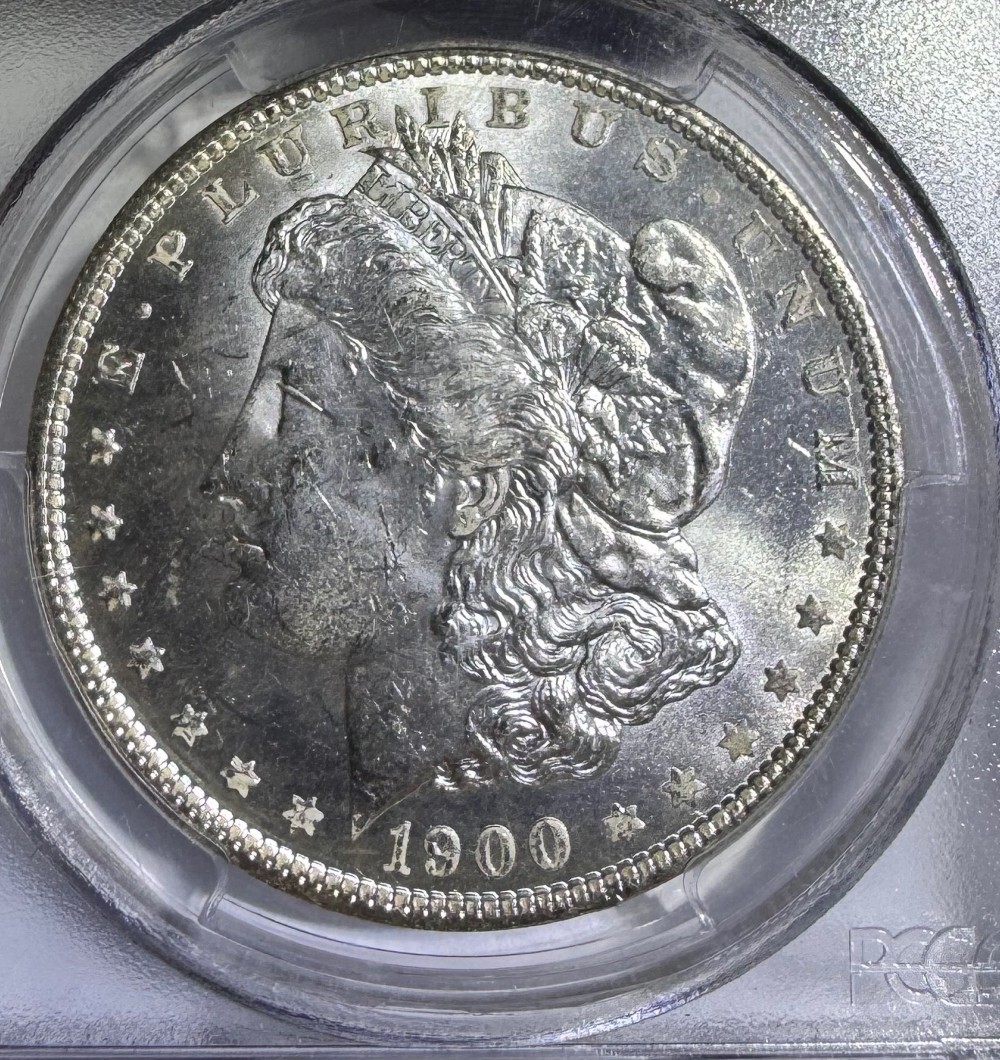 1900 Morgan dollar obverse