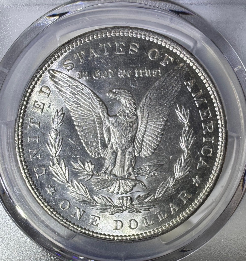 Morgan dollar reverse with O mint mark