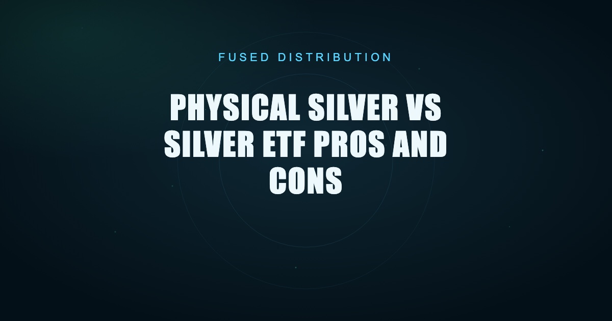 Physical silver versus silver ETF comparison.