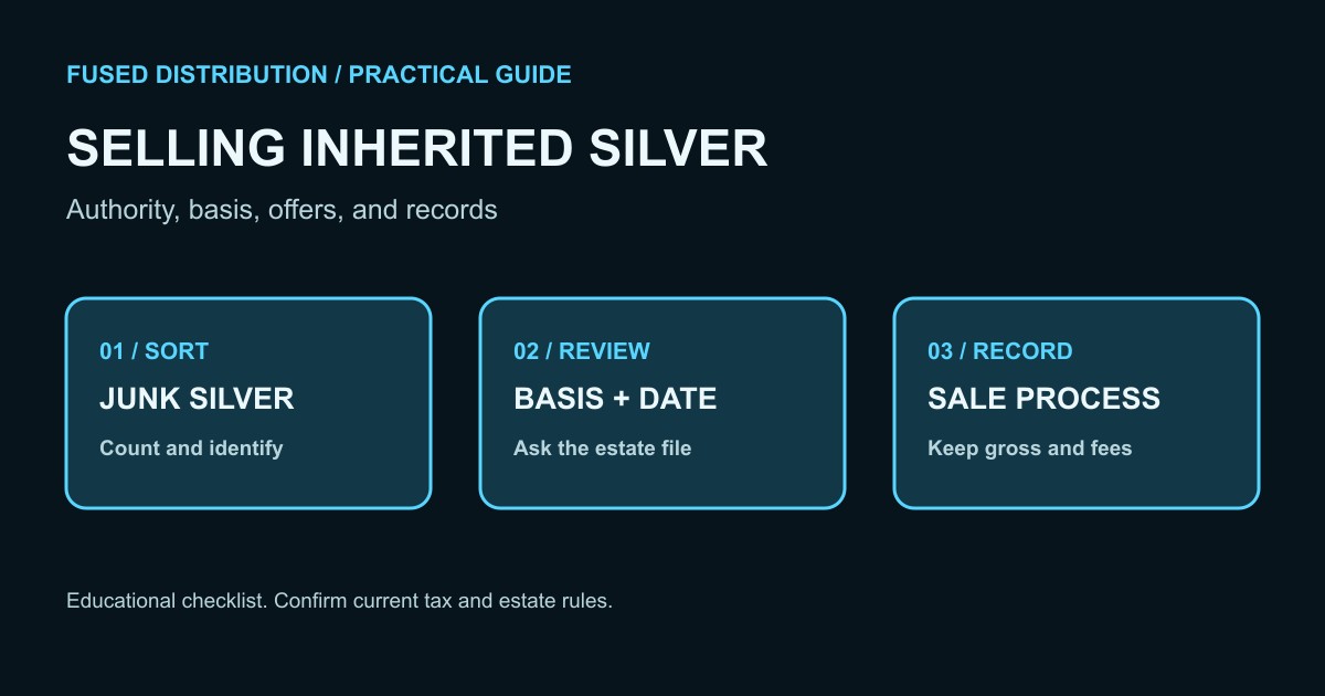 Inherited silver sale authority records checklist