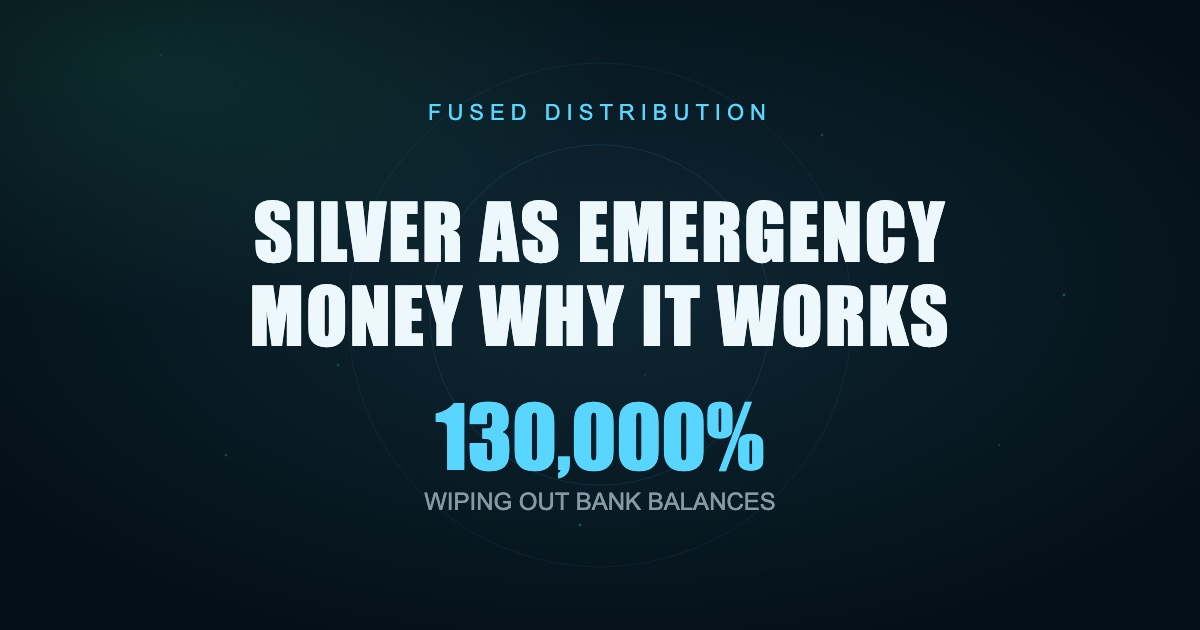 Silver as emergency money works well.