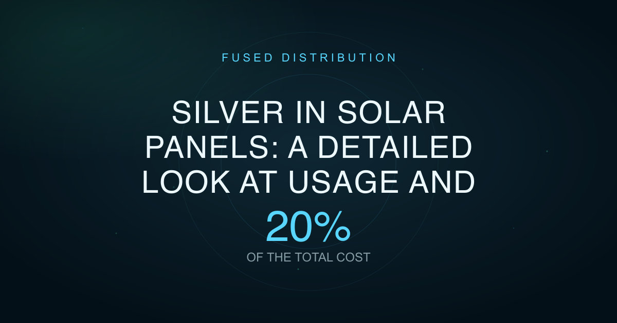 Silver In Solar Panels: A Detailed Look at Usage and Investment