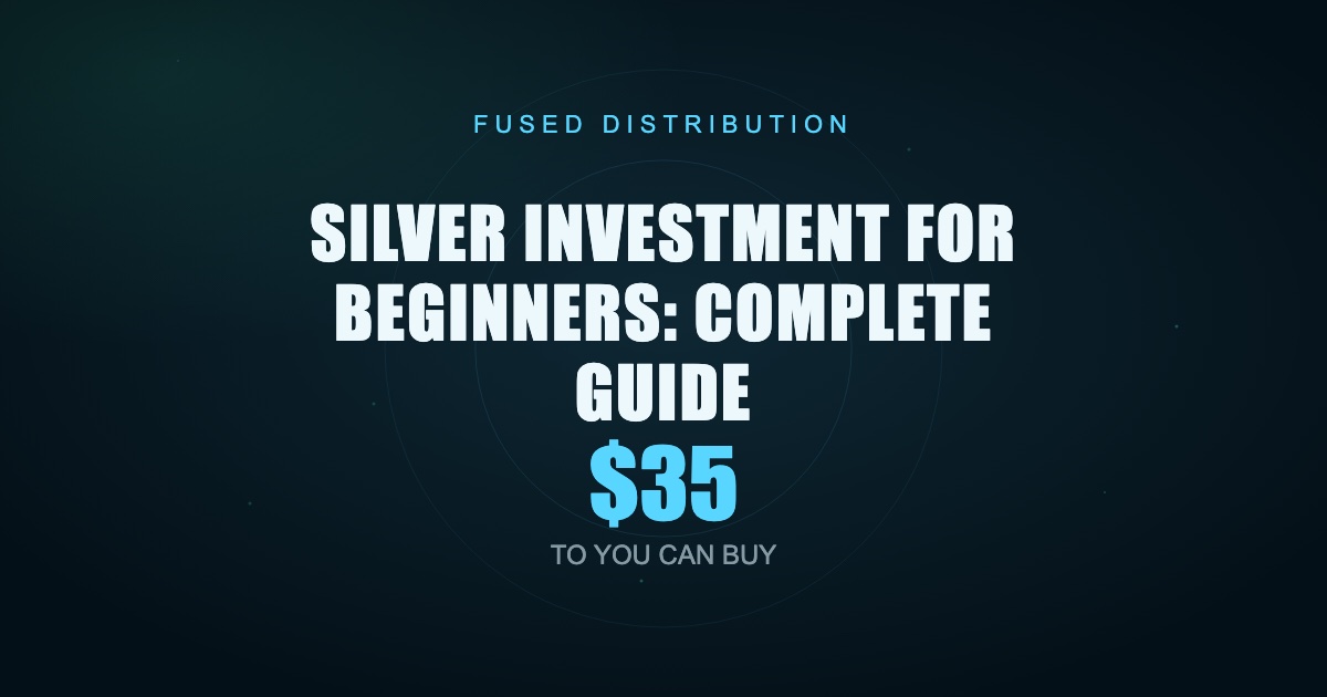 Beginner guide to silver investment explained.