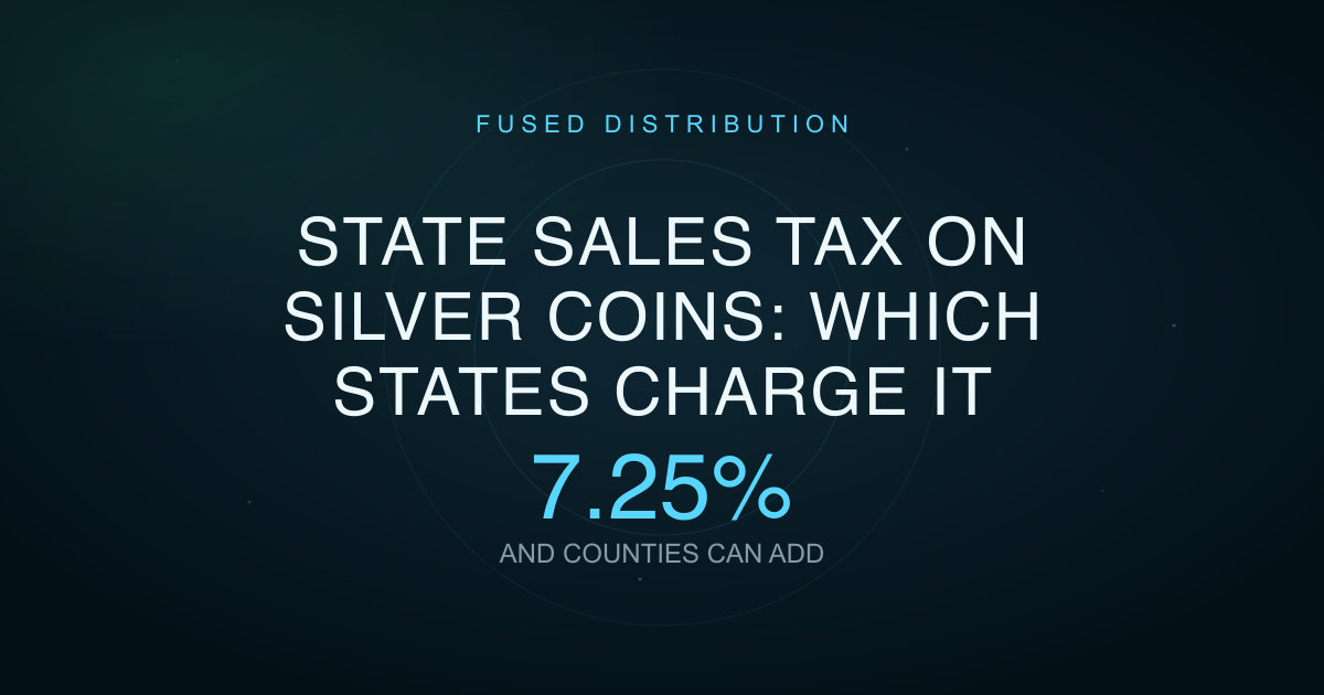 State Sales Tax on Silver Coins: Which States Charge It