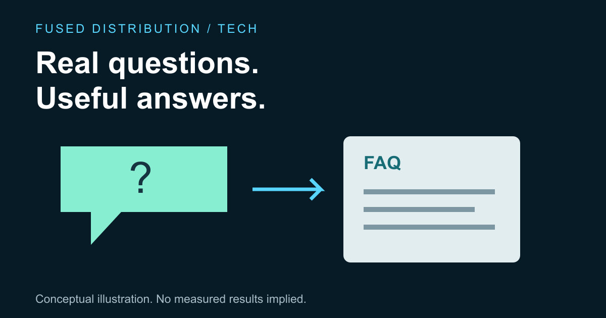 Conversation bubbles become useful FAQ answers