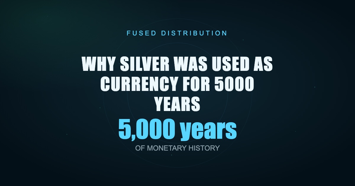 Historic silver coins representing thousands of years of trade